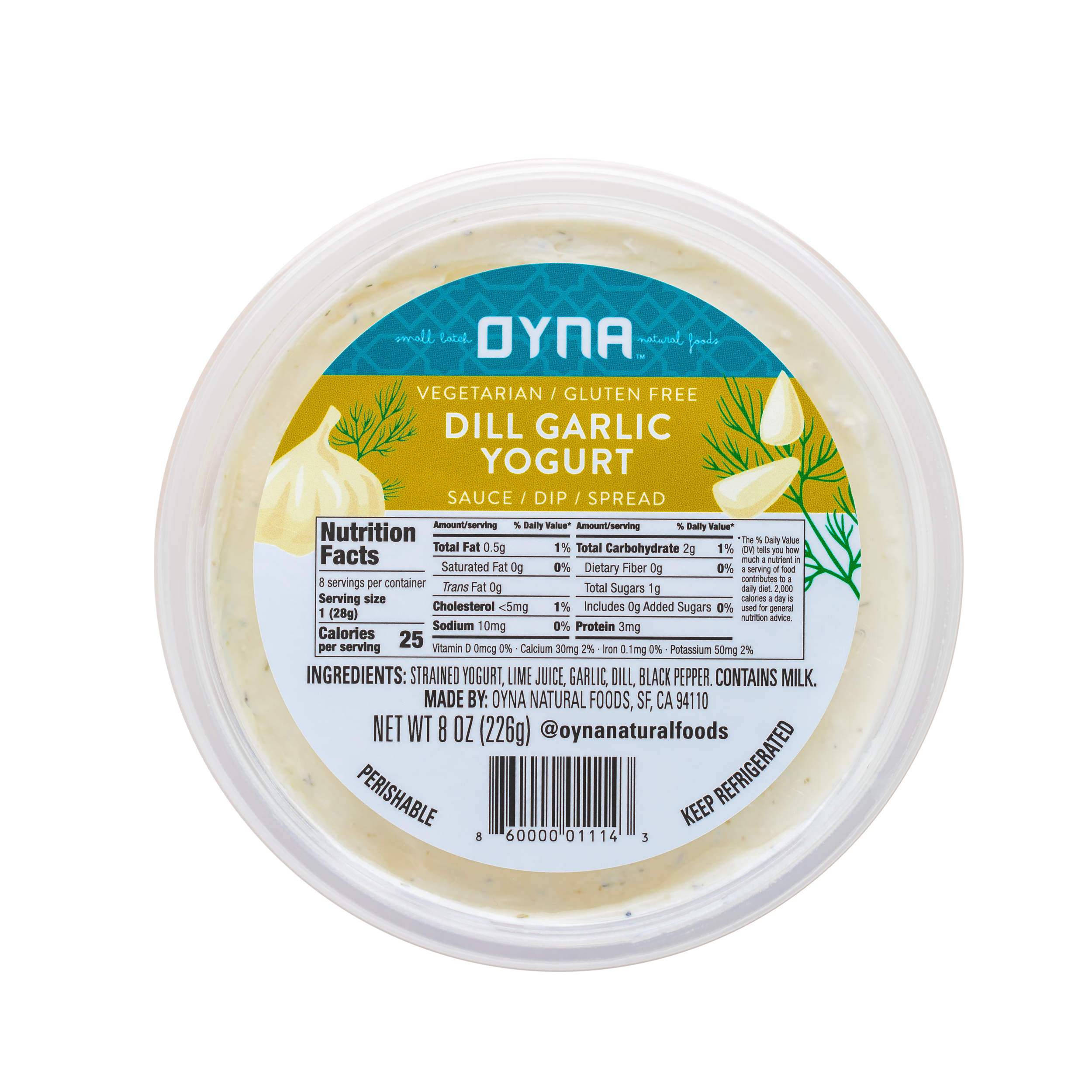 Dill Garlic Yogurt